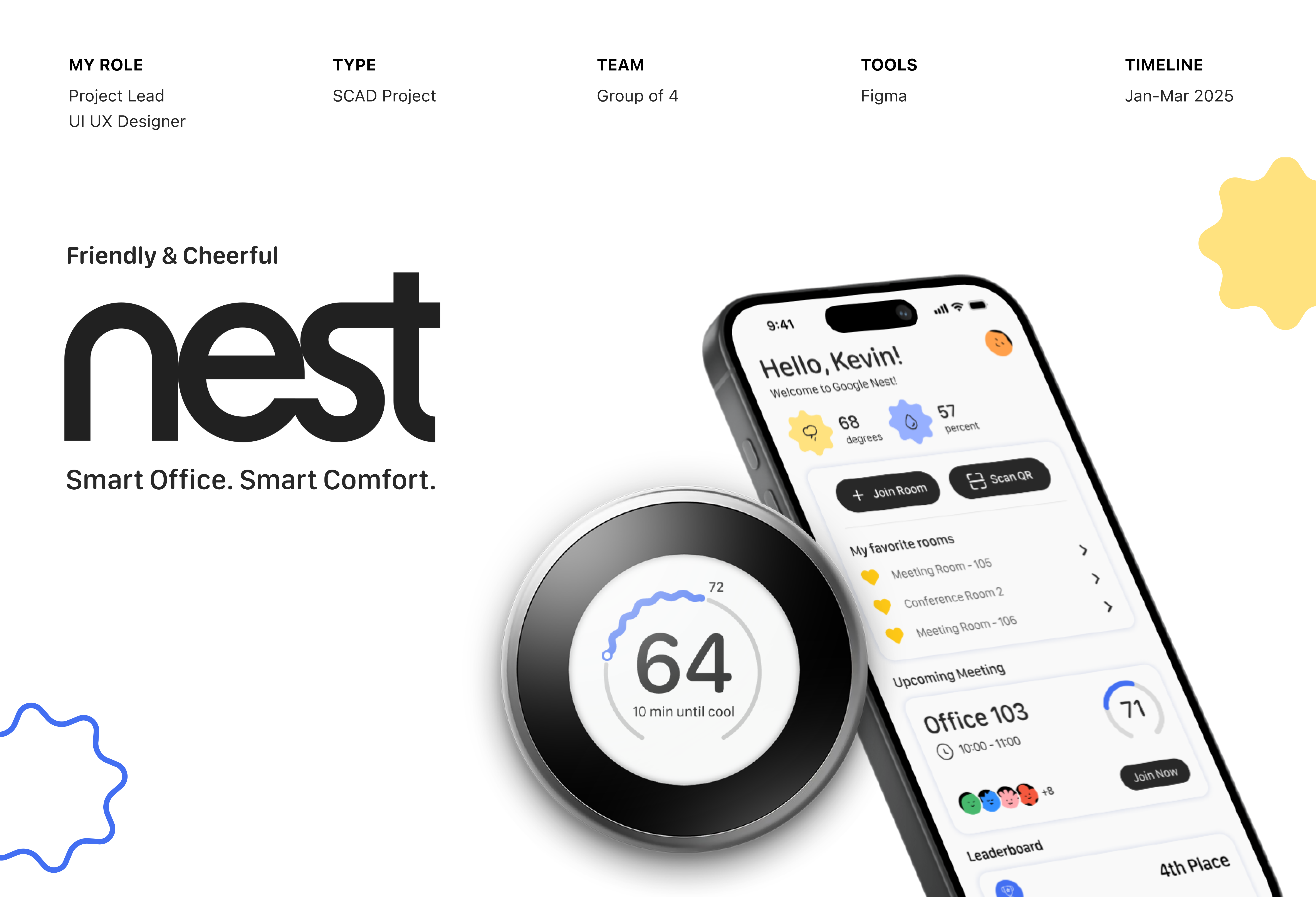 GOOGLE NEST THERMOSTAT FOR OFFICE SPACE — slide 1