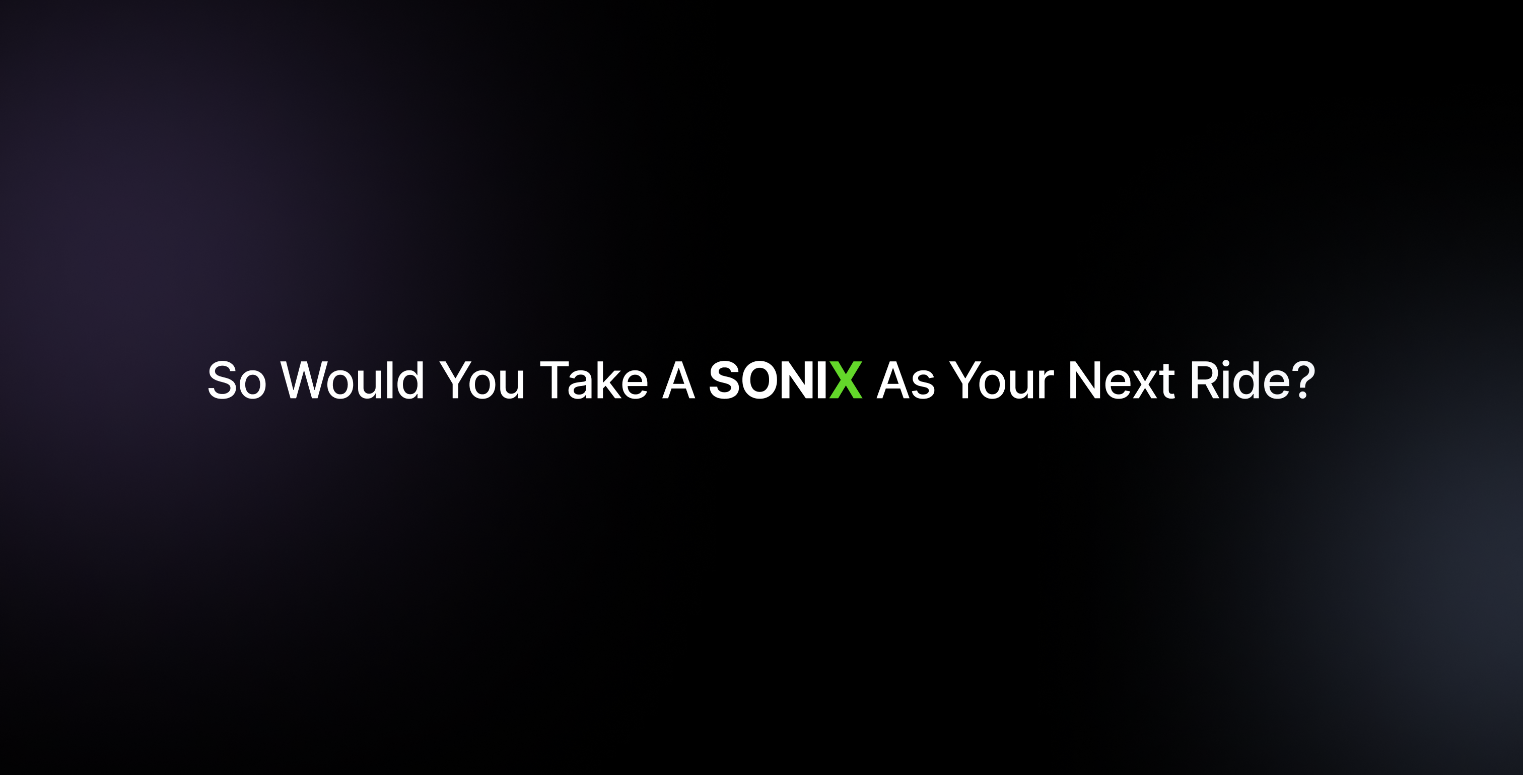 SONIX — Your Personal Space On Wheels — slide 16